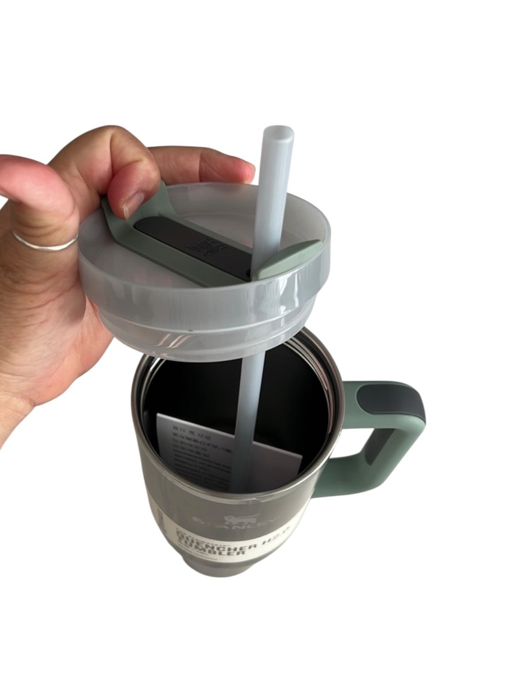 Stanley QuencherTumbler - Sage Green Handle - Picture 7 of 9